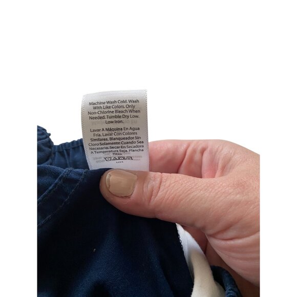 Wonder Nation Boys Cotton Blend Shorts Navy Blue Beach Summer Vacation Classic - Picture 5 of 10